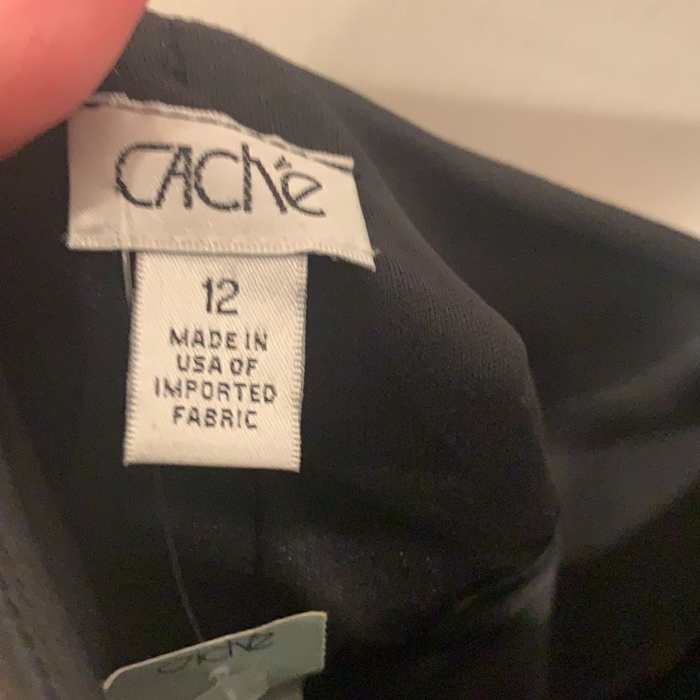 Satin open back black dress - Picture 10 of 13
